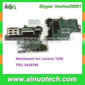 100% Brand New Laptop Mainboard for Lenovo T430 Laptop Motherboard FRU 04X6785 System Board CPU I7-3520UMA