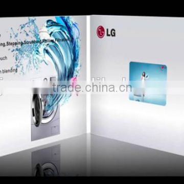 Customized 2.4/ 3.5/ 4.3/ 5/ 7 inch lcd digital video greeting card business video card