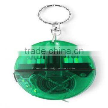 Multi-function Light Tape Measure,Promotional Keychain