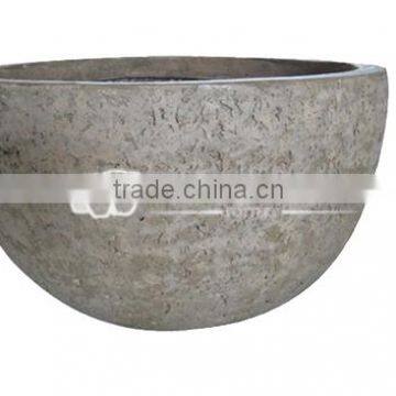 Round Lightweight Concrete Pot