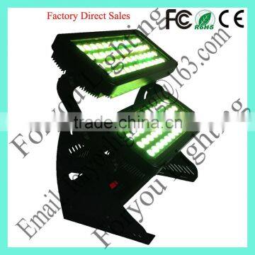 Outdoor Rainproof IP66 Waterproof Wall Wash Building Light 96x18W RGBWAUV 6-IN-1 LED City Color photo-5