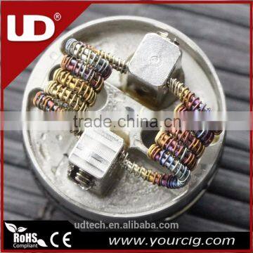 Pre made coil UD Premade Coil Staggered fuse Staple staggered fuse clapton coil Resistance Wire For goblin mini v3 RBA/RDA