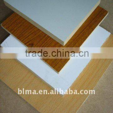 18mm Melamine faced MDF for indoor& Melamine MDF