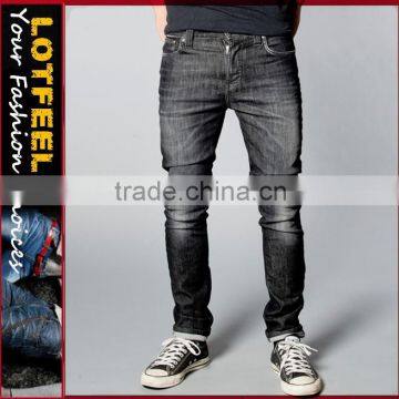 Lastest fashion grey skinny Vintage man denim jeans jeans china dsq jeans(LOTN067)