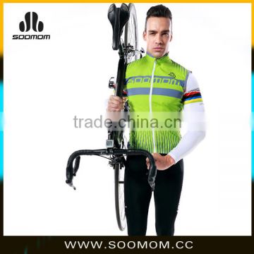 high quality Custom made windproof men cycling vest