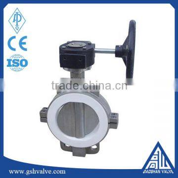 stainless steel cf8m viton seat butterfly valve