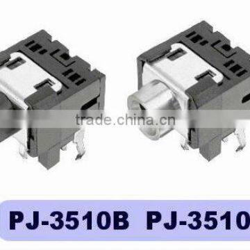 female earphone jack connectors PJ-3510B/3510C