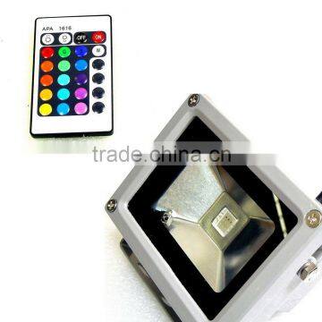 Generic Colorful 10w RGB LED Flood Light Landscape Lamp + Remote Control