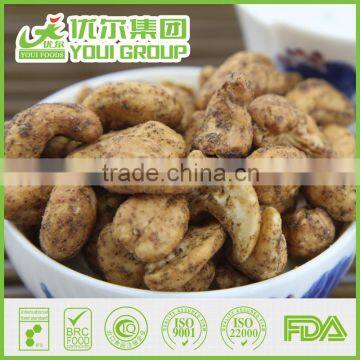 Black Pepper Coated Cashew Nuts