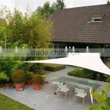 White sun shade sail for garden (new material)