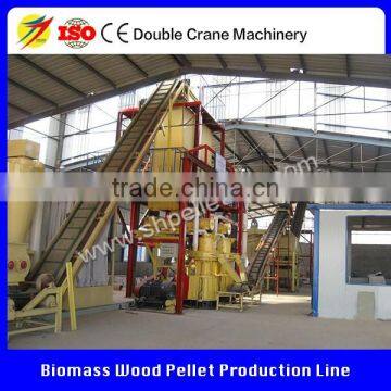 1ton biomass wood pellet production line