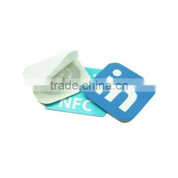 Custom printing ISO 14443A ntag213 rfid sticker tag nfc sticker price