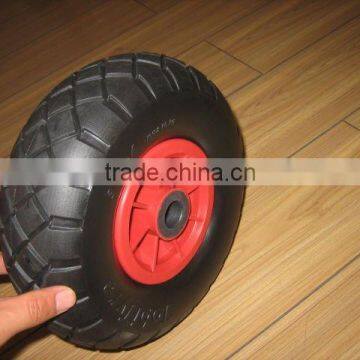 Flat free PU foam tyres for wheelbarrow 260x85