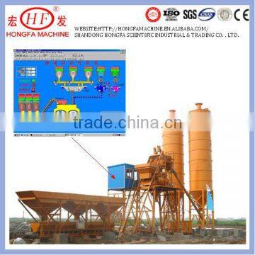 hot sale HLS 35 mobile concrete bacthing plant