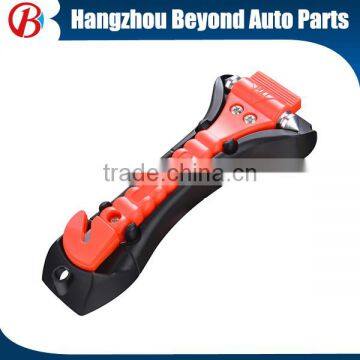 Portable car tools with belt cutter bus emergency glass hammer with bracket