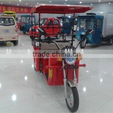 650W Electric Taxi Tricycle Rickshaw for 4 People Cargo Trike photo-3