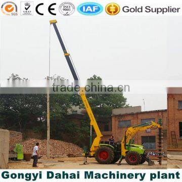 Drilling Rig Equipment on Tractor With 5 Ton Crane and Bulldozer photo-2