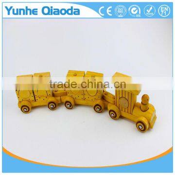 Colorful Wood Stocking Train Toys Geometrical Shape Blocks Education Gift photo-2