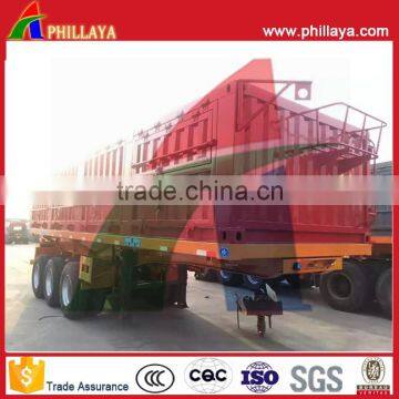 Heavy Load 3-axles Rear Dump Semi Trailer/sand Transport Tipping Truck Trailers/ 60 Tons Tipper Trailer photo-2