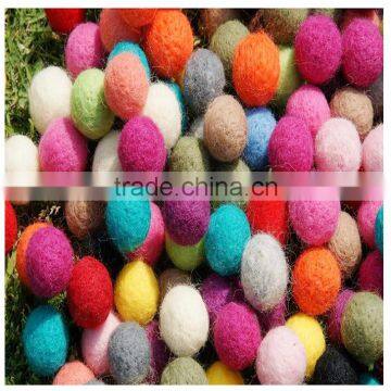 Eco Friendly Nepal Wool Felt balls