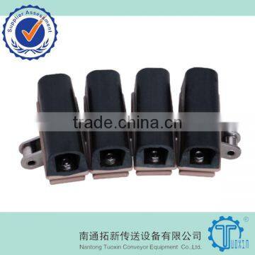 Side Flexing: D-type Gripper Plastic TAB conveyor chains 1873D