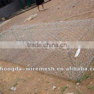 hot dipped galvanized hexagonal wire mesh/gabion mesh