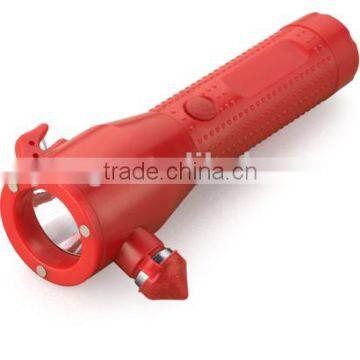 Portable Universal Emergency 1W High Power Led Flashlight Torch With Safe Hammer/led Flashlight photo-2