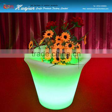 round led simple flower pot