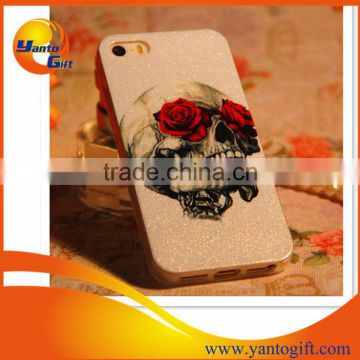 hot sell TPU case for iphone5/5s/4s fashion skull design