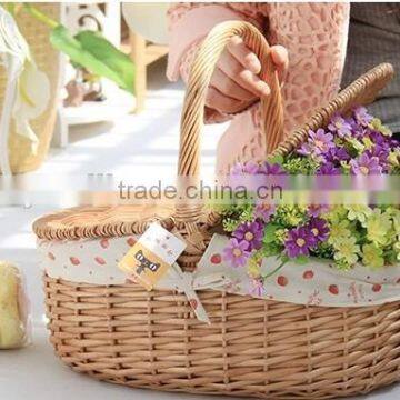 Wicker Plant Baskets as Home Garden Decor From Manufacturer