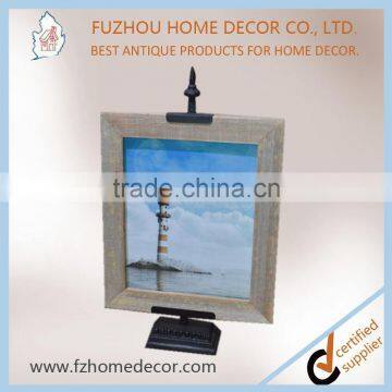 2017 New Style Antique Metal Wood Adjustable Photo Frame for Wholesale photo-5