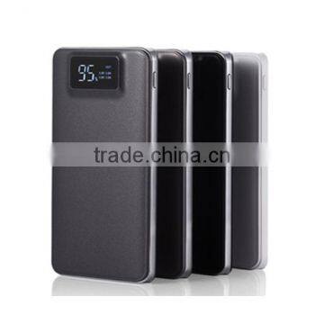 High Quality 10000mAh Leather Finish Smart Power Bank With LCD Display photo-2