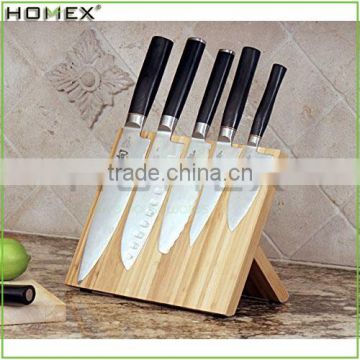 Magnetic Bamboo Knife Holder Stand/Modern Knife Organizer/Homex_FSC/BSCI Factory