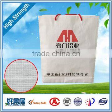 Recycled Custom Made White Kraft Paper Bags With Paper Handles photo-4