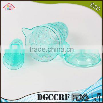 NBRSC Set of 5 Pieces Plastic PS Cold Water Jug Water Kettle Hollow Drinking Bottle PP Pot Double Layer Watering Can photo-5