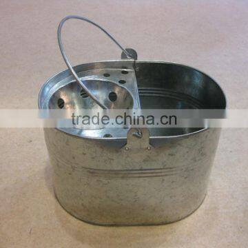 Hottest Tin House Hold Cleaning Tools /Portable Metal Mop Bucket/Durable Metal Bucket_Easy Life