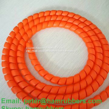 flat surface hydraulic hose protective sleeve