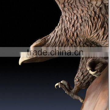 High Quality Home Decoration Metal Crafts Bronze Outdoor Eagle Statues photo-2