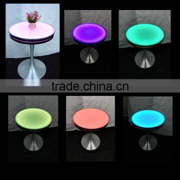 Lighted up led bar table cocktail table for party event use