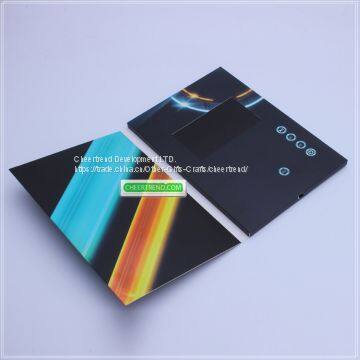 Factory Customized Portrait A5 4.3 Inch Tft Lcd Video Module in Paper Crafts for Video Greeting Card / Video Brochure photo-2