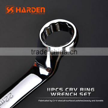 Professional 11PCS CRV Adjustable Ring Wrench Set