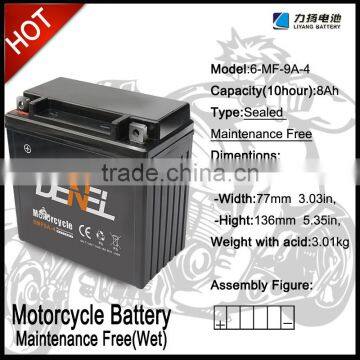 Bright Starting Motorcycle Battery