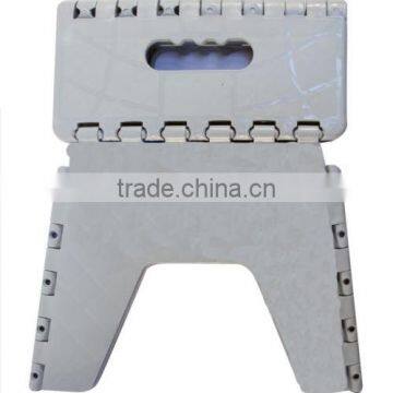 Grey New Plastic Multi Purpose Folding Step Stool Home Kitchen Easy Storage photo-2