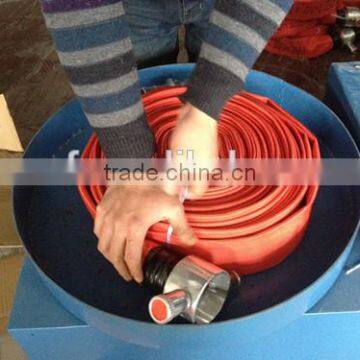 RED FIRE HOSE SYNTHETIC RUBBER LINING With Canvas photo-3