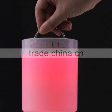 MP3 Player Portable Led Touch Sensor Table Lamp With Mini Bluetooth Speaker photo-5