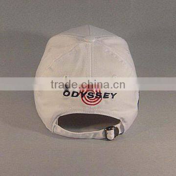 Custom Embroidered Logo Cotton Material Golf Cap photo-3