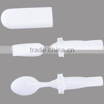 New Design Portable to Travel Food Grade Plastic Fork Spoon Set photo-5