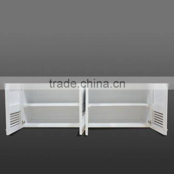 Cabinet Kitchen Set Hanging White Painted Colour Mahogany Wood Furniture photo-4