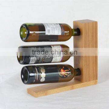 high pressured and spliced nature bamboo wine bottle holders