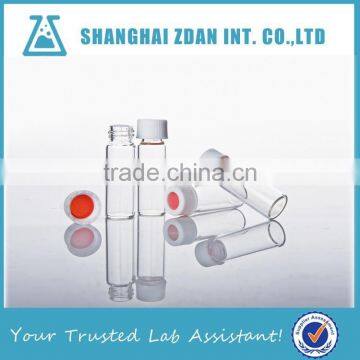 Clear Glass Sample Vials For Chromatography With Screw Caps, Glass Sample Bottle For Laboratory Glassware